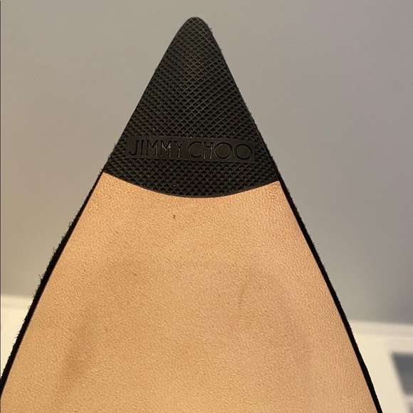 Brand new JIMMY CHOO Mavie 85 Suede Ankle Boots with Pearls - Picture 8 of 11